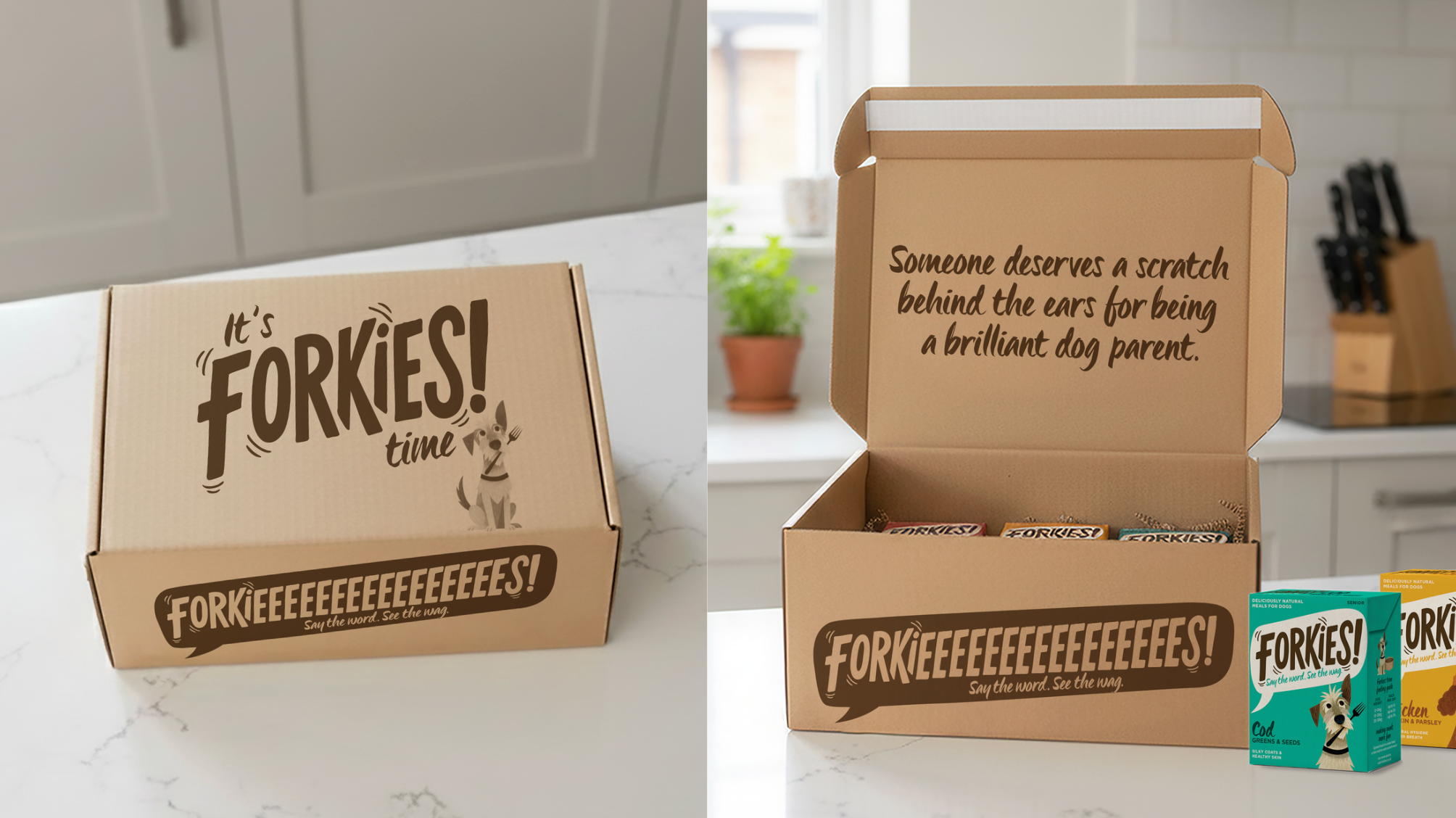 Forkies! Beef, Broc & Apple 16 pack