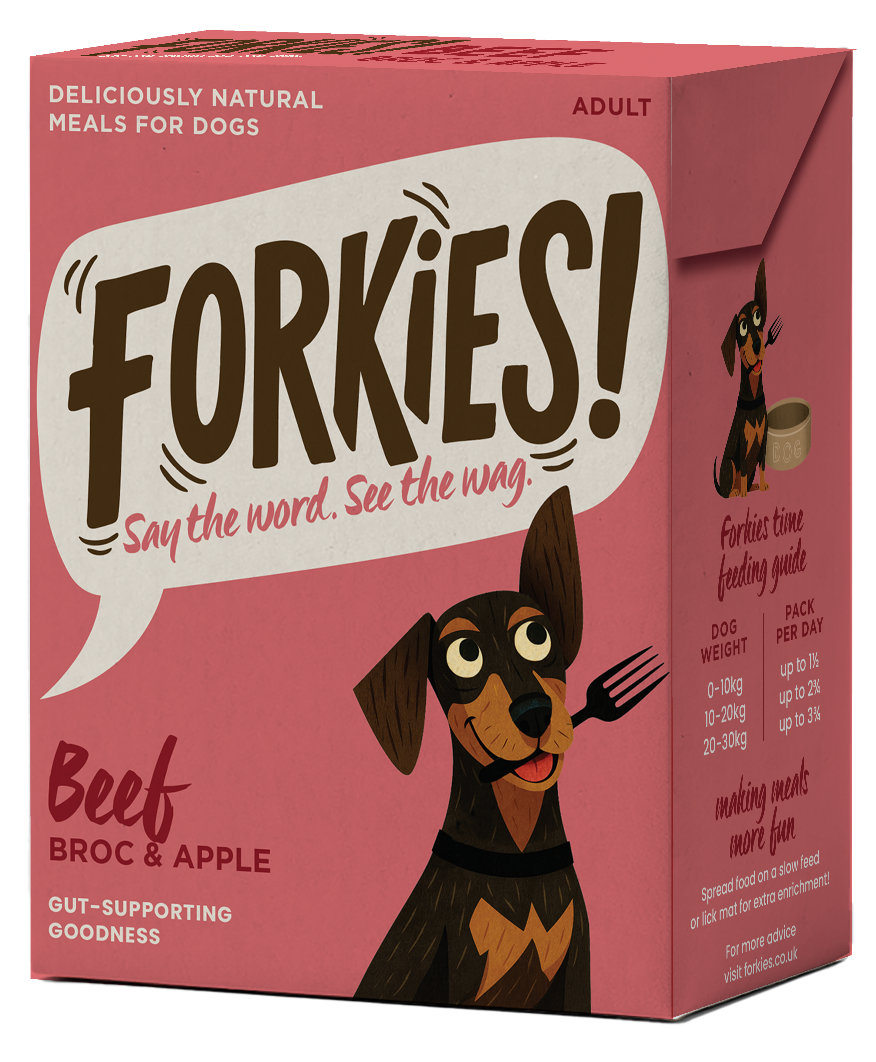 Forkies! Beef, Broc & Apple 16 pack